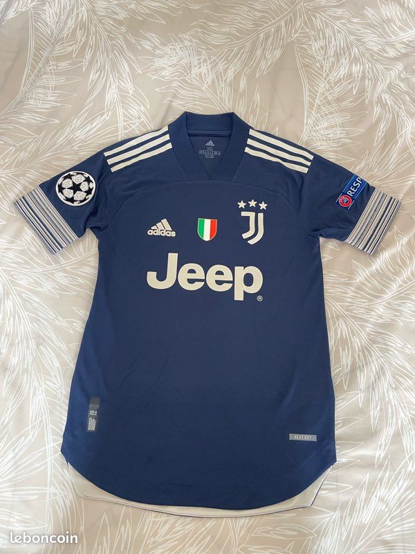 Maillot Juventus extérieur 2020/21 – Adidas bleu – Cristiano