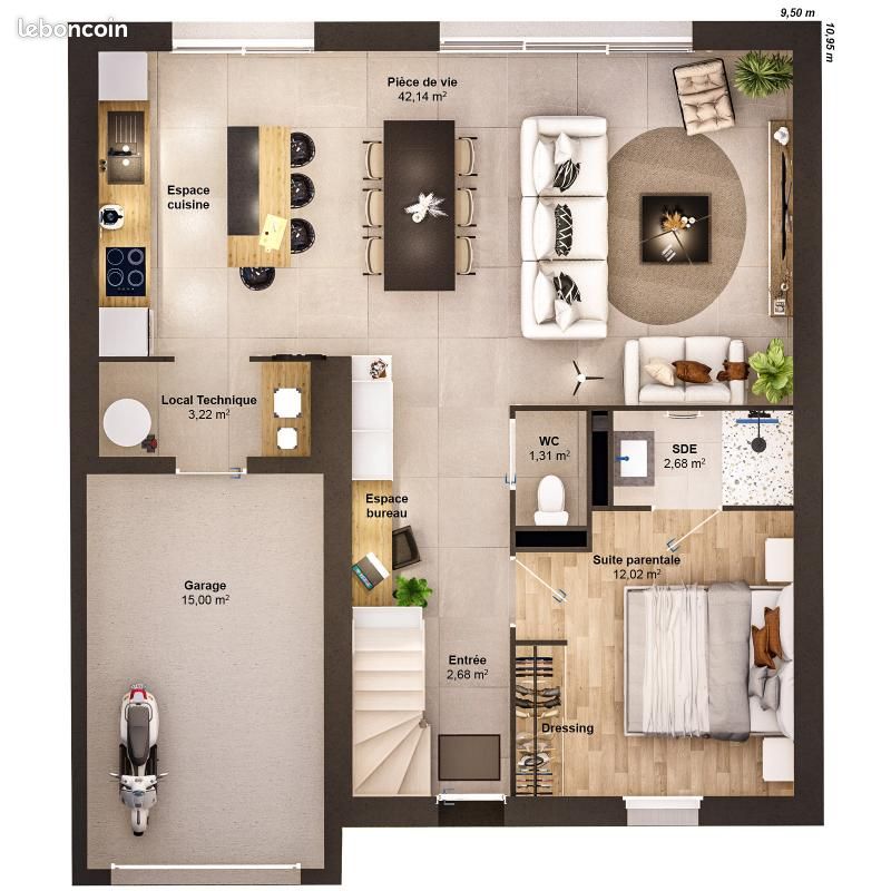 Maison 6 pièces 111 m² (image 9)