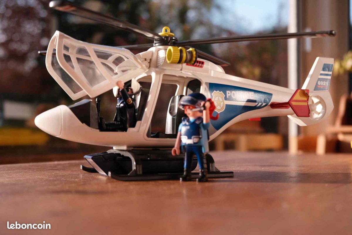 Playmobil hélicoptère police 6921 (image 5)