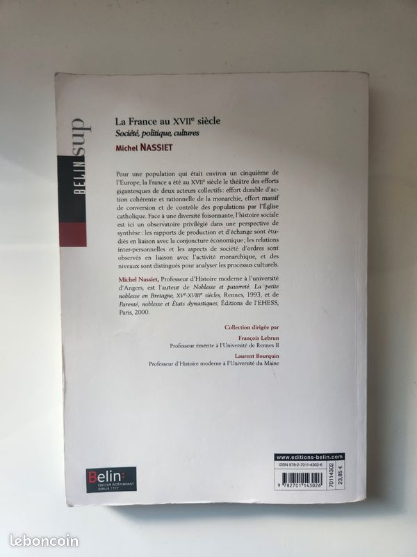La France au XVIe siècle : Société, politique, cultures de Michel NASSIET (image 2)