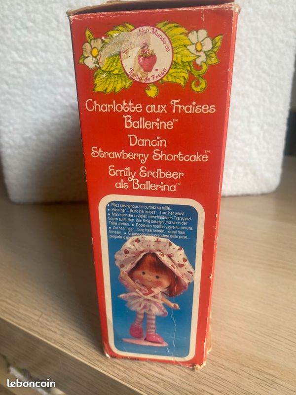 Poupée charlotte aux fraises ballerine vintage Jeux Jouets