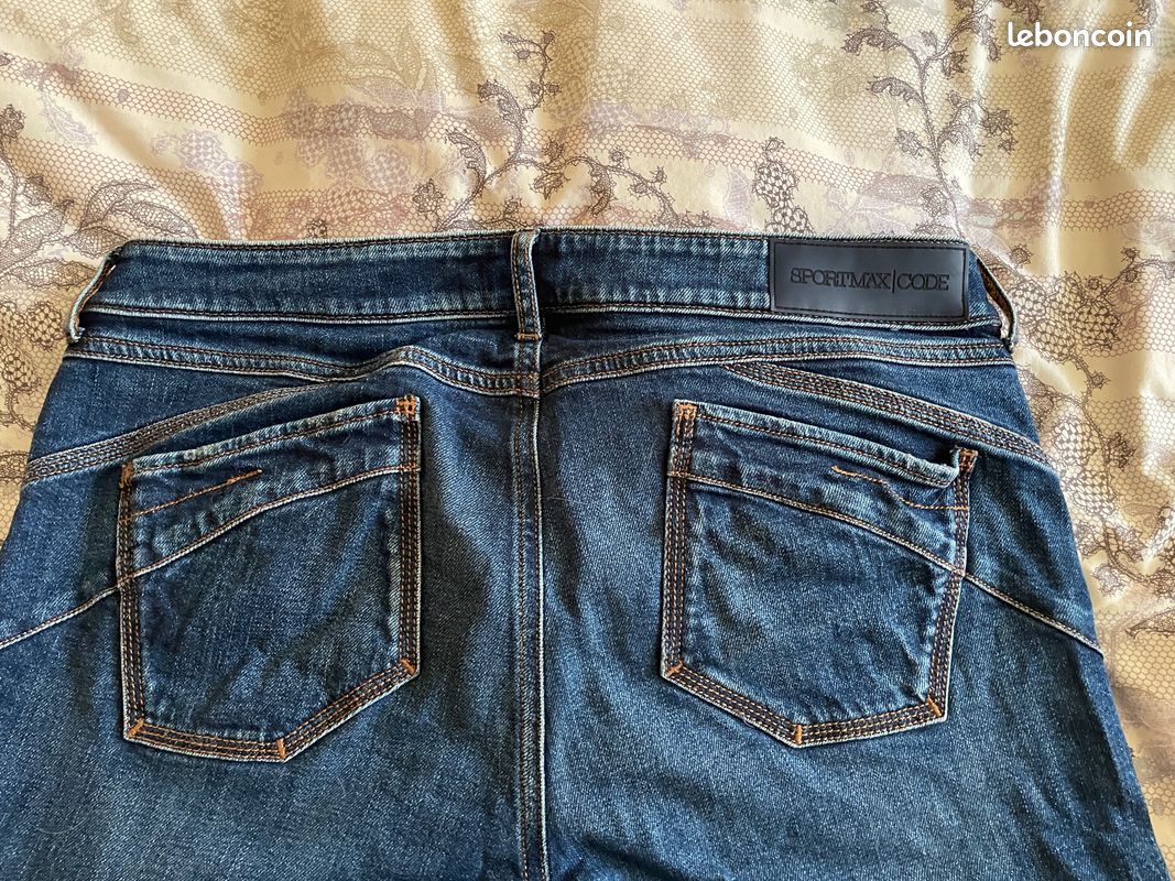 Jean SportMas Code Taille 40 - Noir Délavé - 100% Coton - Neuf Avec étiquettes