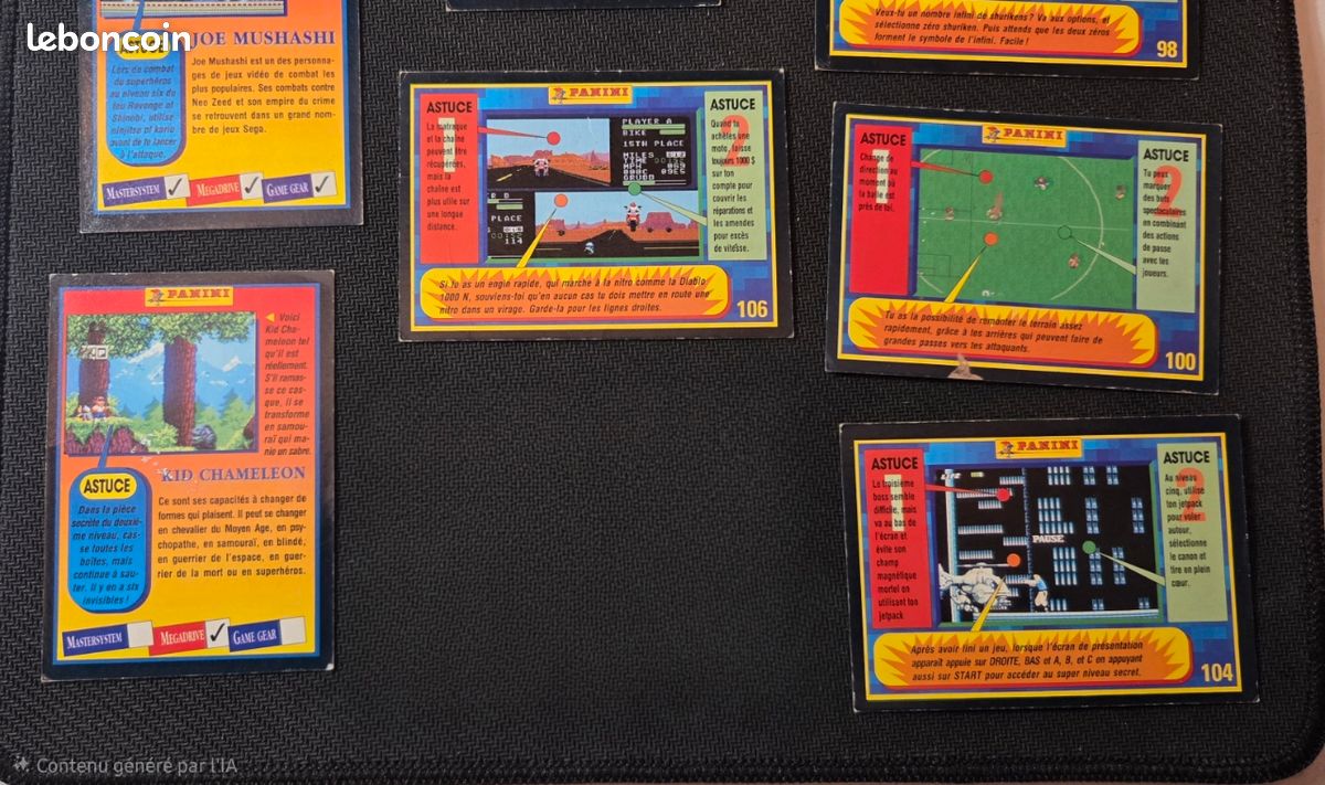 Carte Sega super play 75 european club soccer - Collection