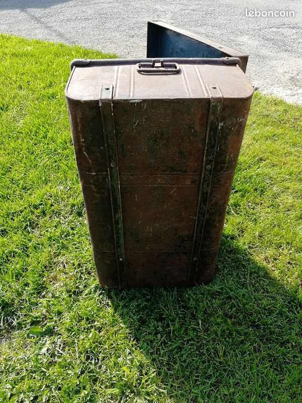 Militaire Collection pièces caisse cantine de l'arme caisse d'époque dans son jus d'orange (image 2)