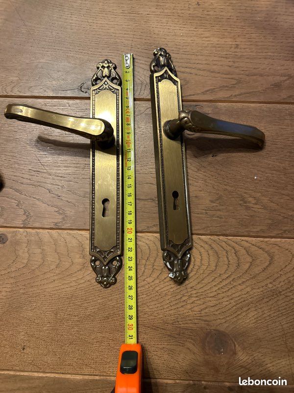 Poignée porte déco laiton (image 2)