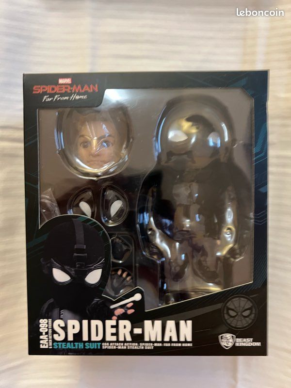 Figurine Beast Kingdom – Spiderman Stealth Suit, Neuve, Plastique