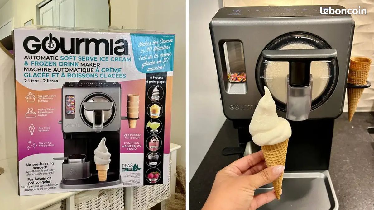 GOURMIA Machine à crème glacée (image 2)