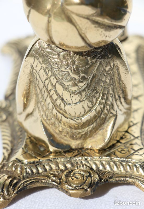 Pendentif tibétain Medaille Om symbole hindou Argent 925 3.3g Tibet