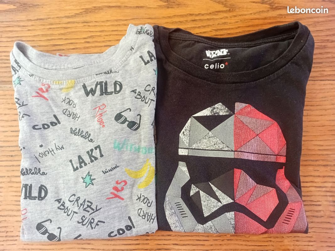 Lot de 2 Tee-shirts 6 ans (image 1)