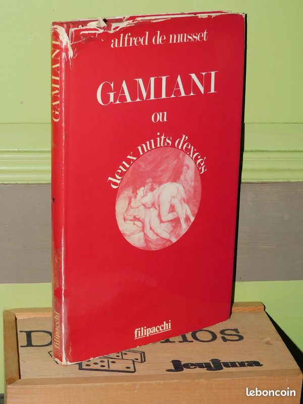 Gamiani ou deux nuits d'excès alfred de musset érotisme 1974 filipacchi reliure (image 2)