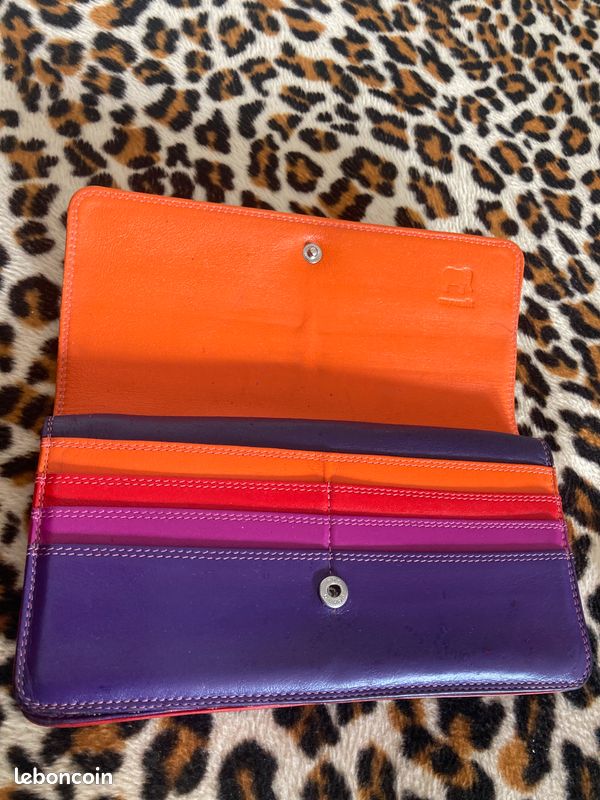 Mywalit Large Coin Purse – Portefeuille Voyage Compact & Élégant, Fermeture Bouton, Polyester Résistant