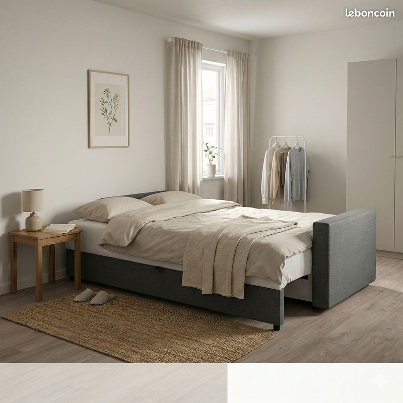Canapé lit IKEA FRIHETEN gris sur Gens de Confiance