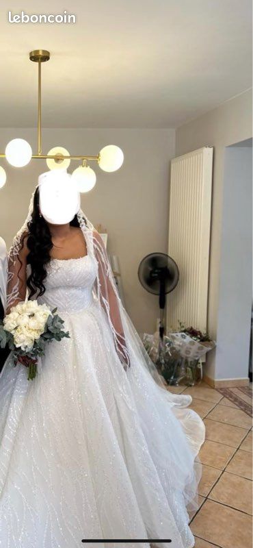 Robe de mariée faite main modèle SIMA COUTURE (image 2)
