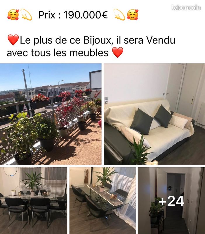 Appartement 3 pièces 65 m² · à Limay · 65 m² · 190 000 €
