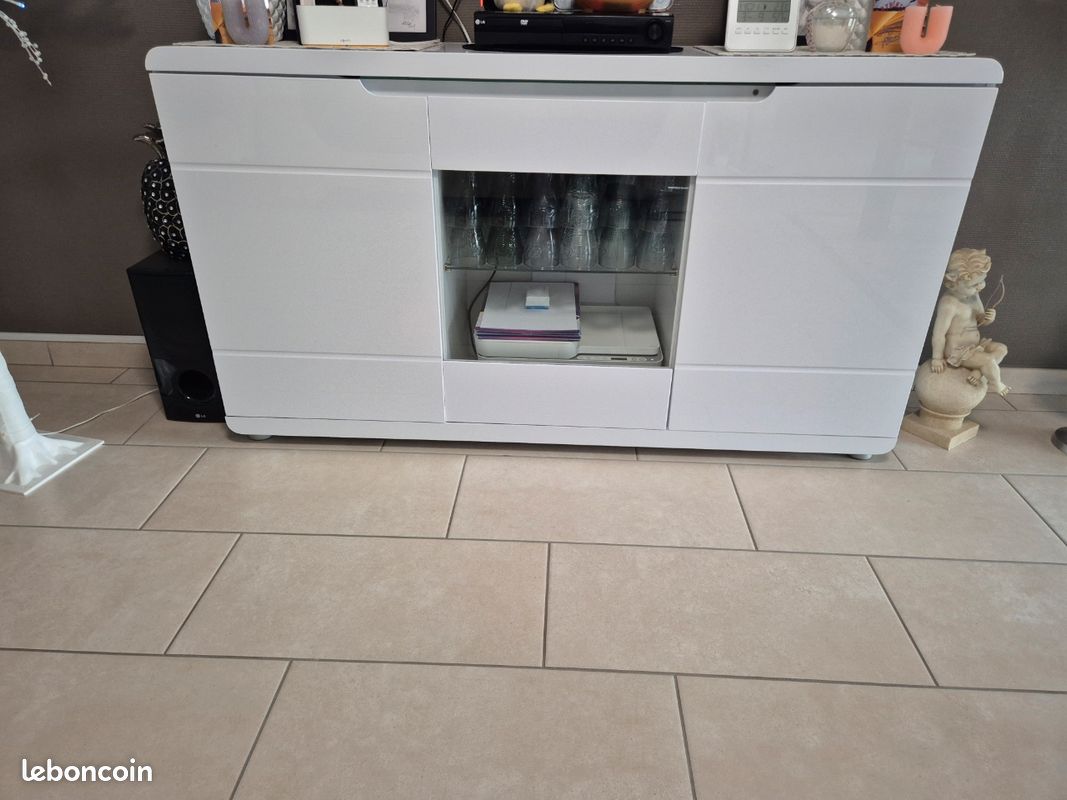 Meuble Blanc Laqué (image 1)