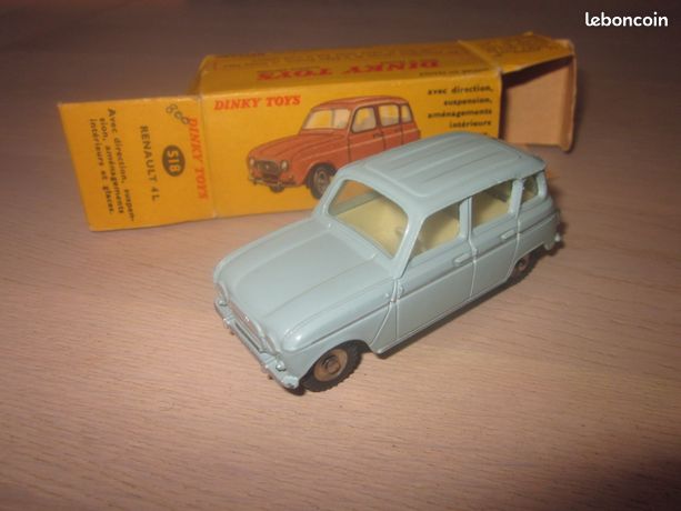 Dinky Toys France – Renault 4, Réf. 518, Avec Sa Boîte – Miniature Occasion Collection
