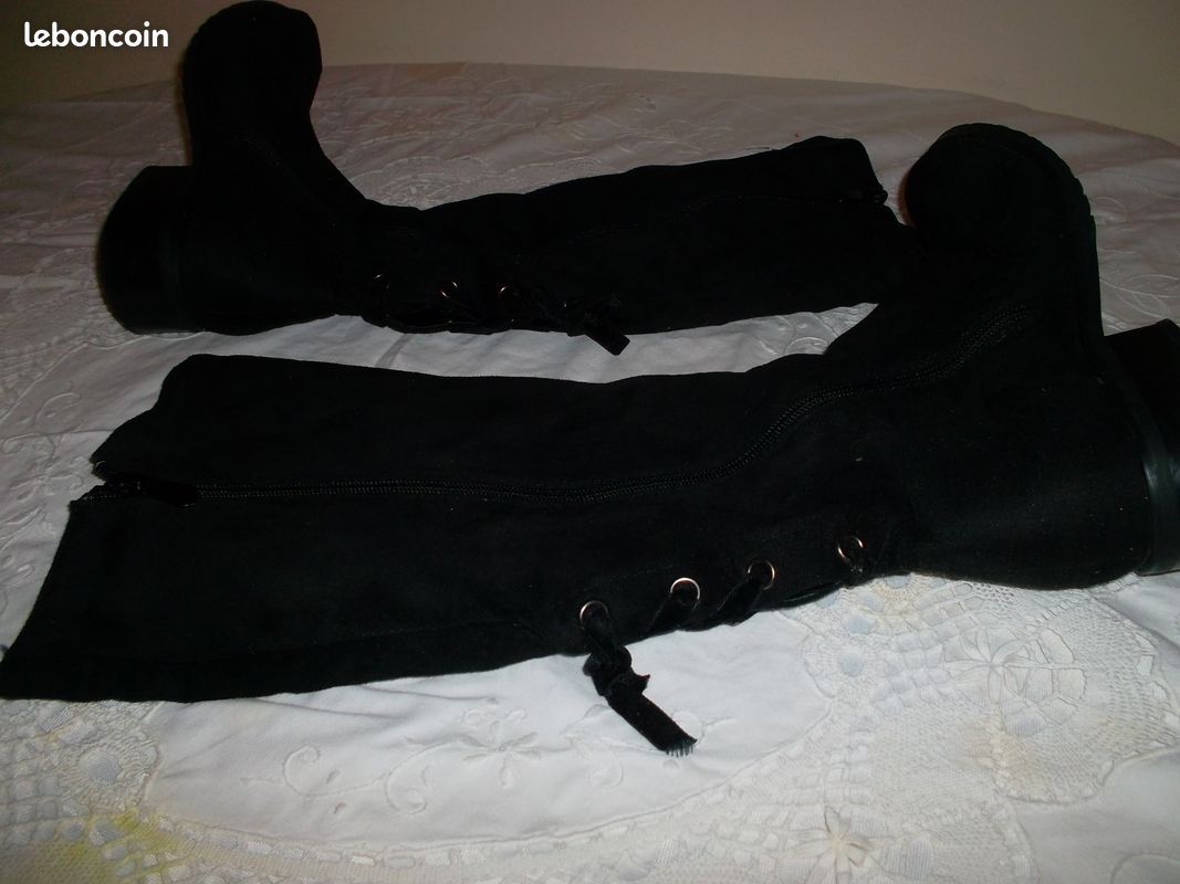 Bottes en daim pointure 37 (image 1)