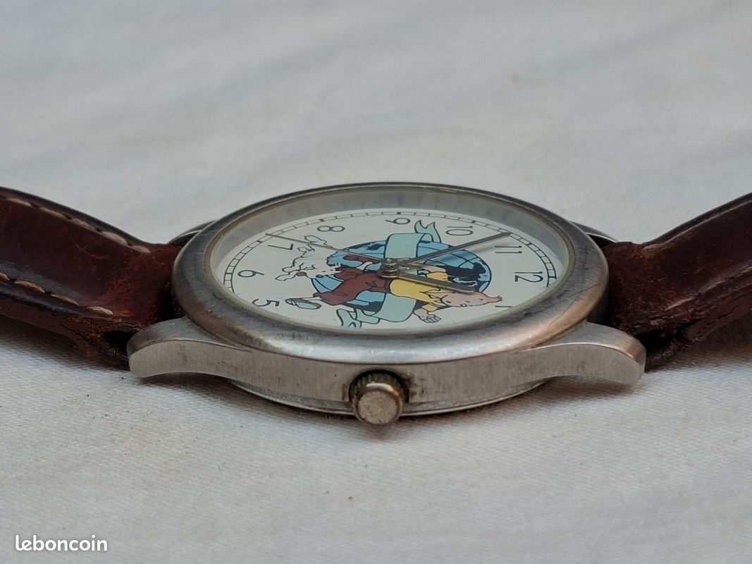 Hergé & Citime, montre collector - Milou (Congo)- Coffret