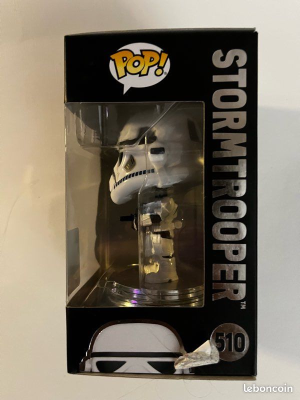 Figurine Funko pop star wars 2022 galactic convention exclusive n°510 stormtrooper : Achat occasion | Figurines Funko Neuf, avec étiquette