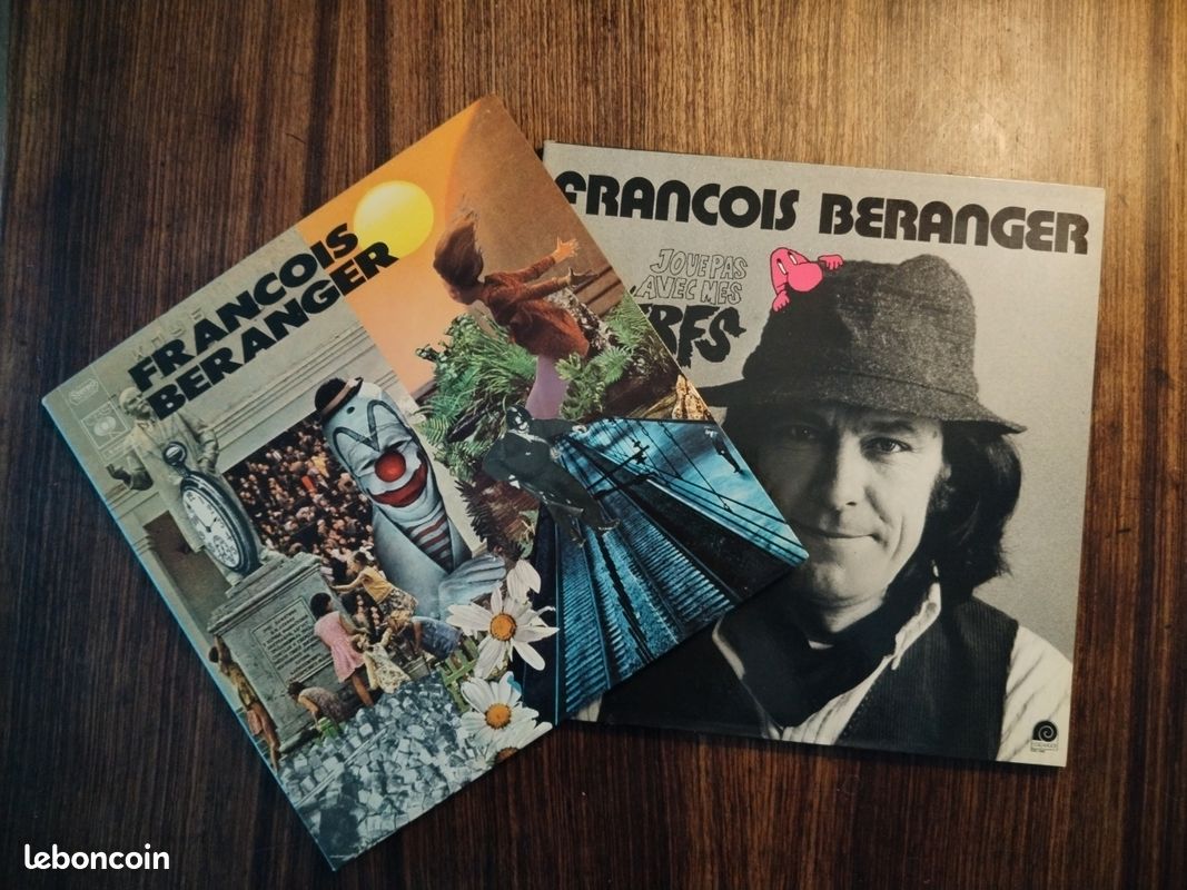 François Beranger 2 albums vinyles excellent état (image 1)