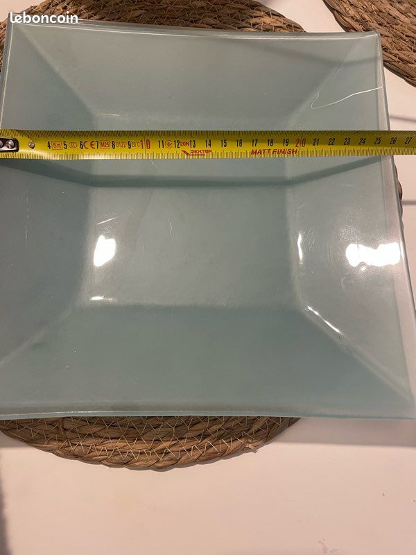 Lot de 3 grandes assiettes carrées (image 5)