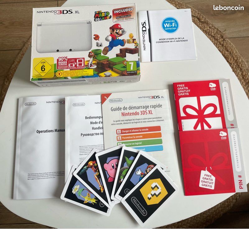 Boîte De Rangement Nintendo 3DS/DS Thème Mario - Occasion En Super état, Avec Compartiments Jeux