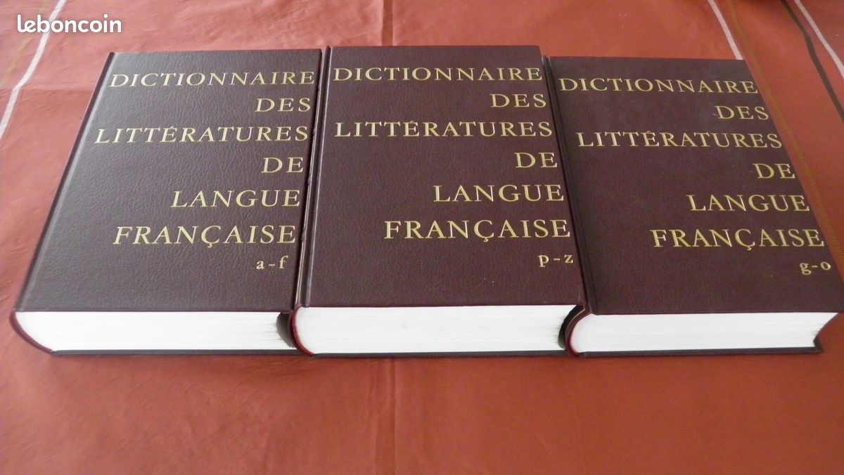 Dictionnaire des littératures de langue française en 3 volumes 1984 (image 6)