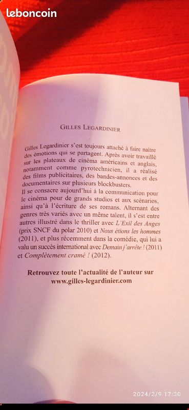 Livre " demain j' arrête " (image 2)