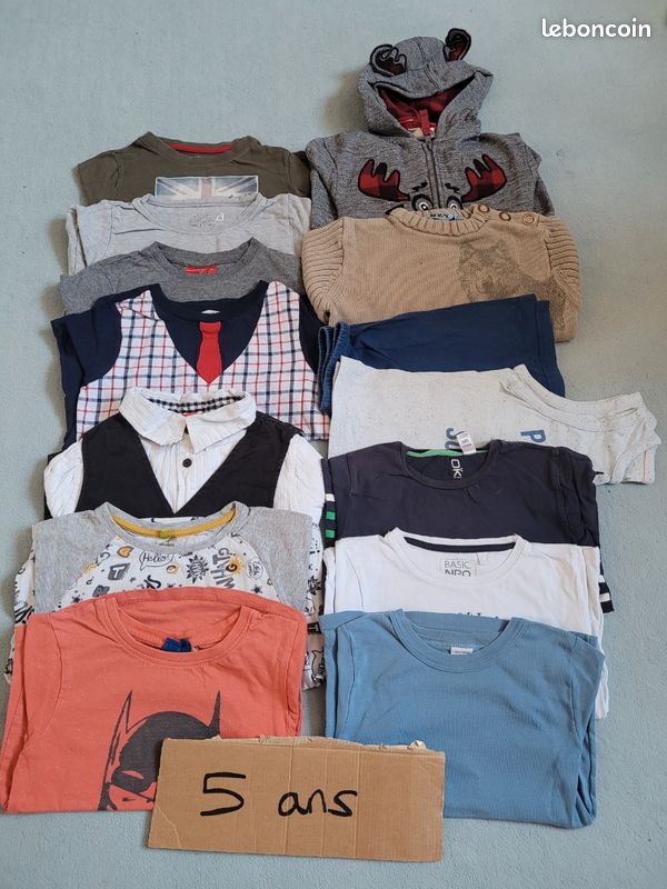 Lot vêtements taille 5 ans (image 1)
