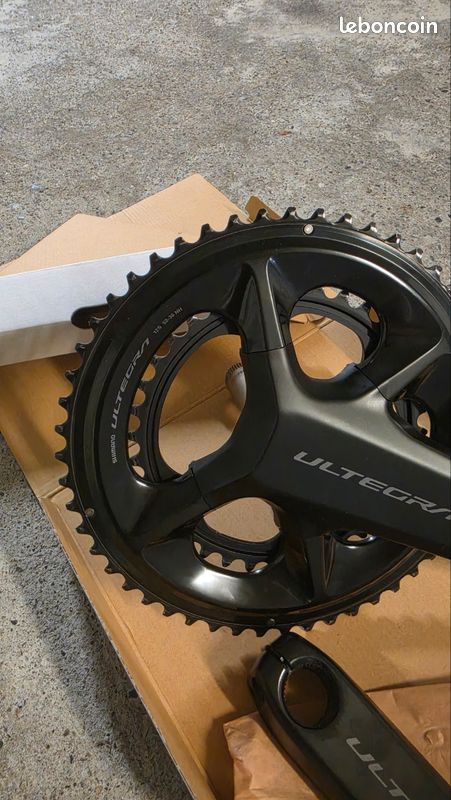 Pedalier plateaux + manivelles shimano ultegra 12v (image 2)