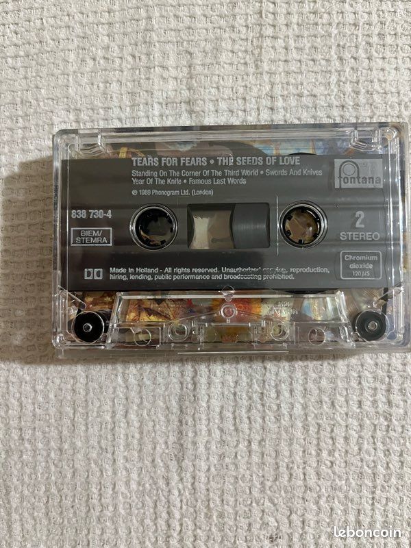 Tears for fears cassette audio (image 4)