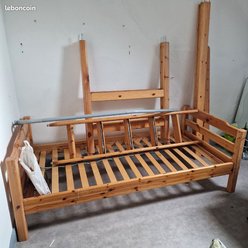 Lit mezzanine 90×190 une personne (image 2)