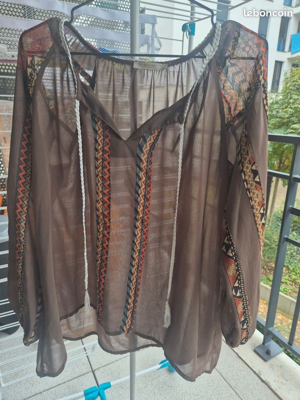 Blouse bohème Cherry (image 1)