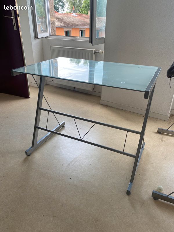 Bureau en verre x2 (image 3)