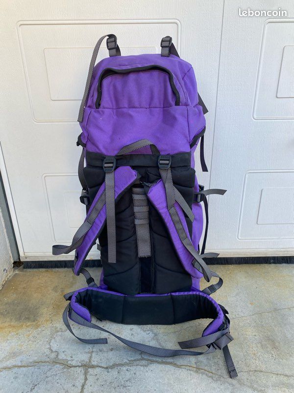 Sangle Plate Toile 2 Pouces Violet Clair - 10 Yards - Uxcell - Pour Sacs Et Bagages