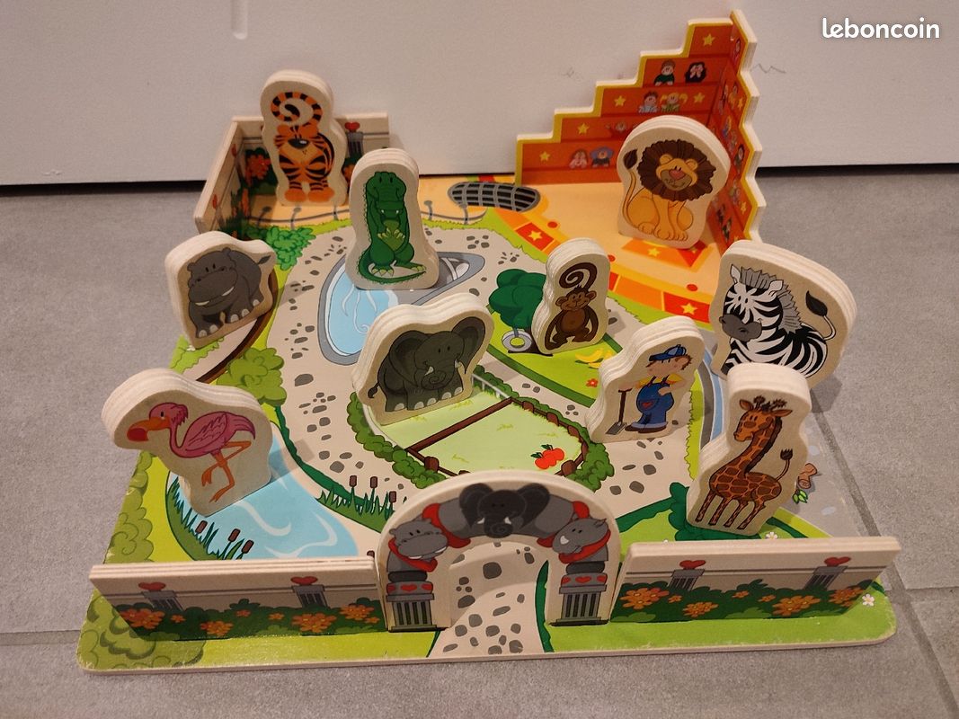 Jeu du zoo en bois (image 1)