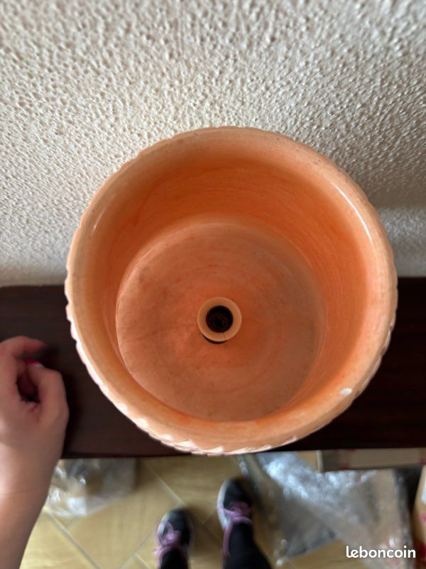 Lampe albâtre rose (image 5)