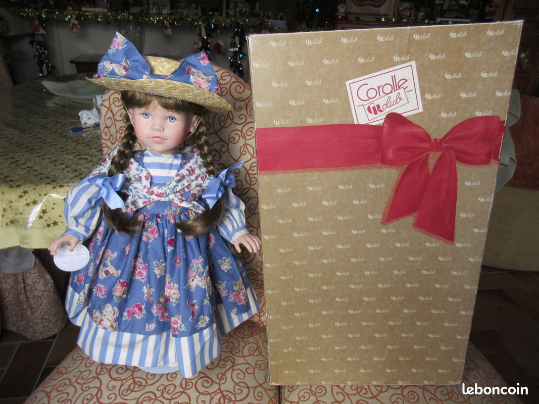 Grande poupée Corolle collection Réfabert 55 cm Claudia numérotée et signée