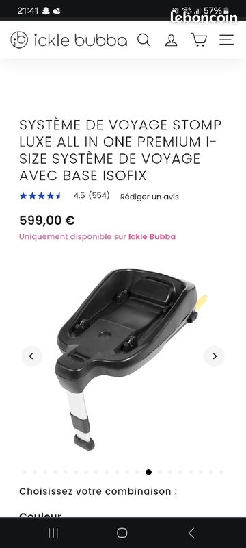 Poussette trio + base isofix (image 9)