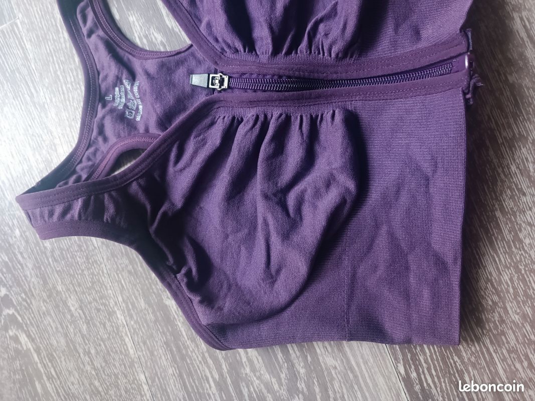 Brassière de sport Violette zippée de Shein (image 2)