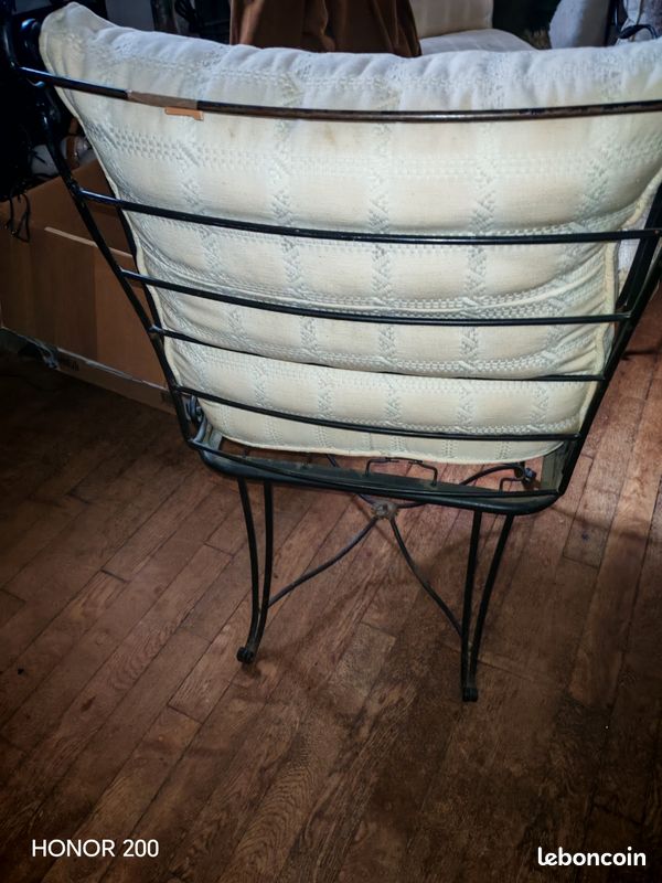 Chaises en fer forgee (image 12)