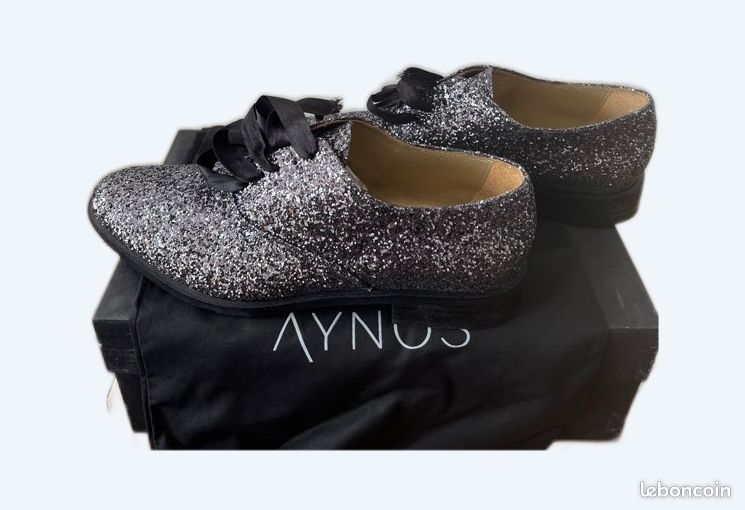 Derbies Pailleté gris AYNOS Taille 43 (image 1)