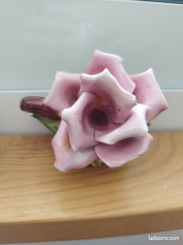 Grand vase rose céramique - Daphné Fleurs