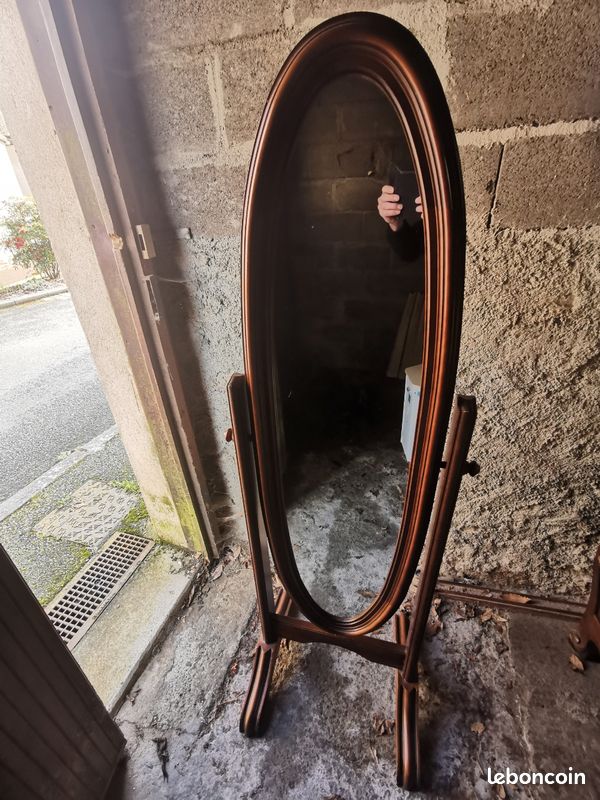 Psyché miroir sur pieds (image 1)