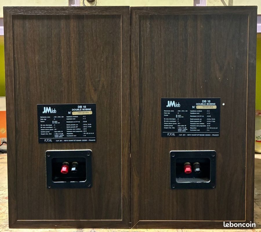 Chaine Hi-Fi vintage Denon 2 éléments + 2 enceintes JMlab (image 13)