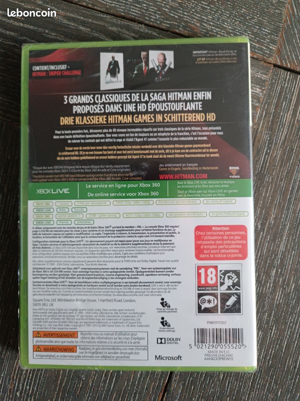 Hitman HD Trilogy - Xbox 360 (D'occasion) à Thalwil pour CHF 35 – avec livraison | Acheter sur