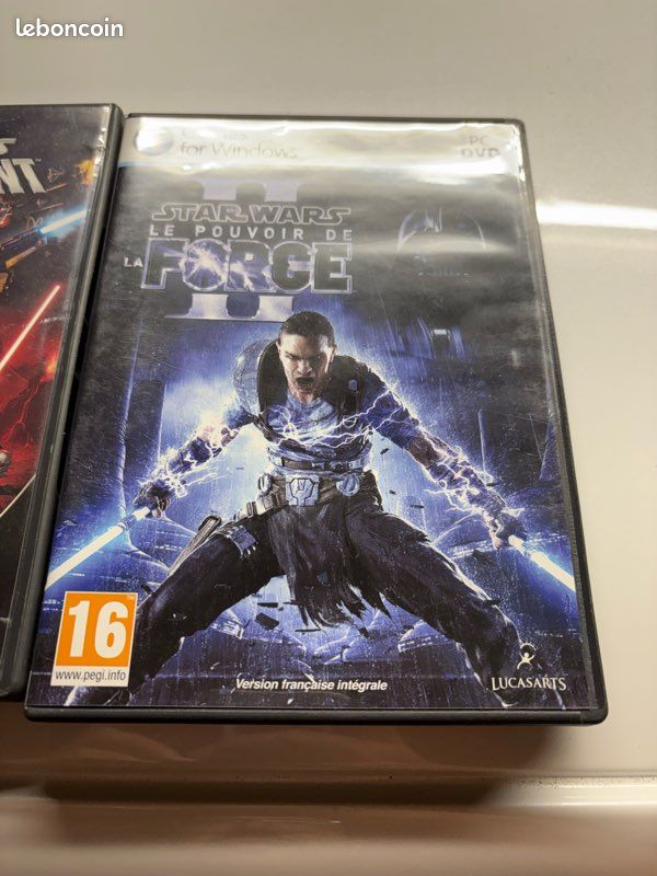 Jeu PC Star Wars Le Pouvoir De La Force II – Version Française Avec Notice – Bon état