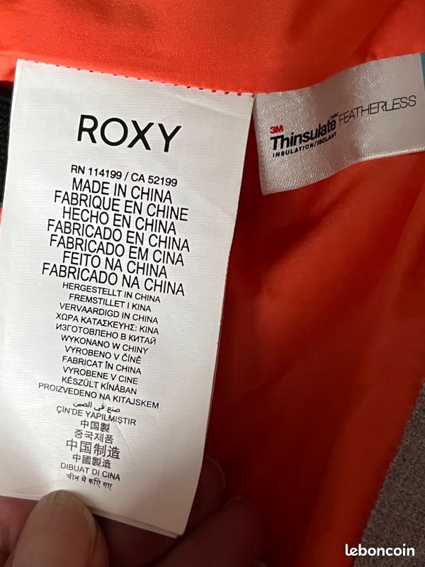 Blouson veste ski Roxy Flicker (image 8)
