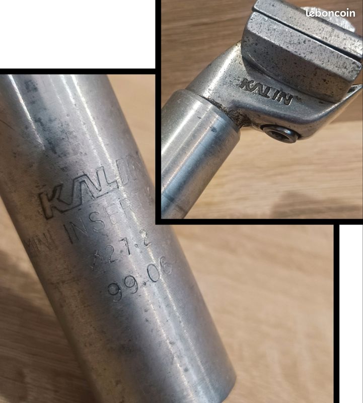Tige De Selle Vintage Strong 27,2 Mm - Longueur 190 Mm, Boulon Unique, Fabrication Japonaise, Occasion Bon état