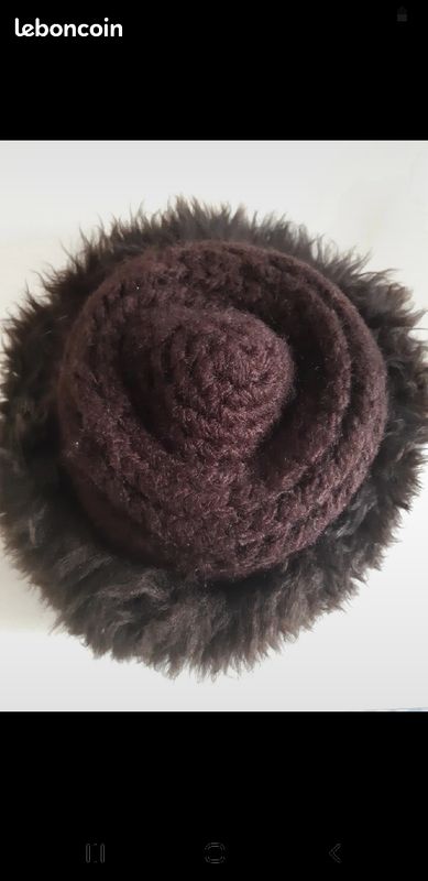 Toque en laine et fourrure (image 1)